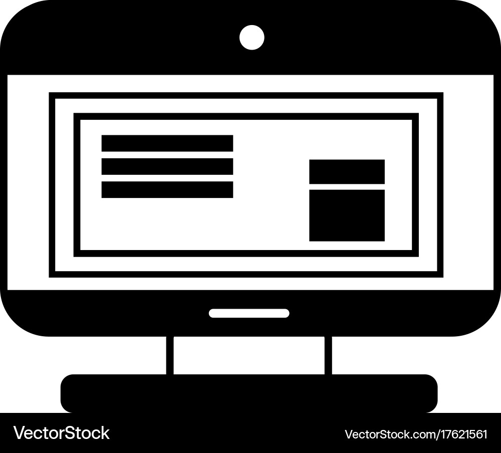 Contour computer technology with document data vector image