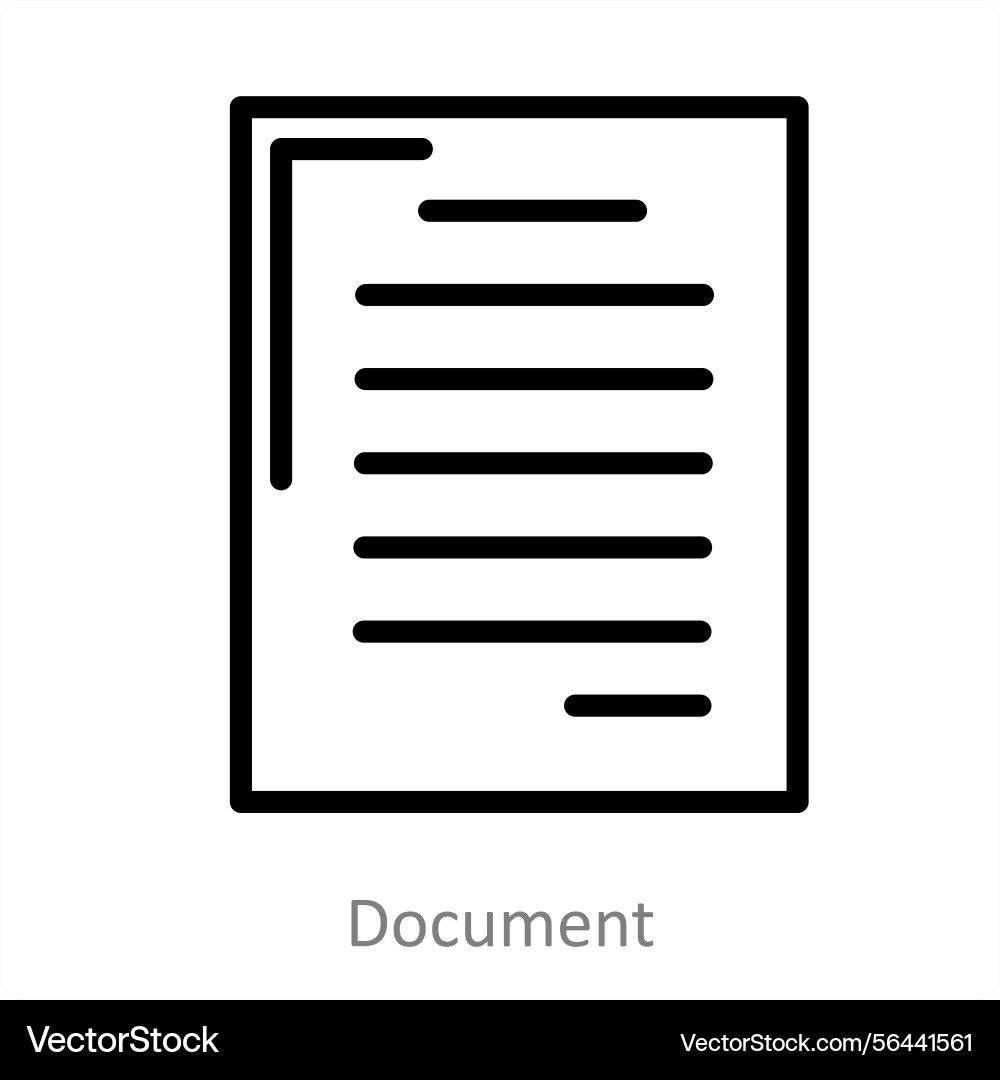 Document and notes icon concept Vector Image