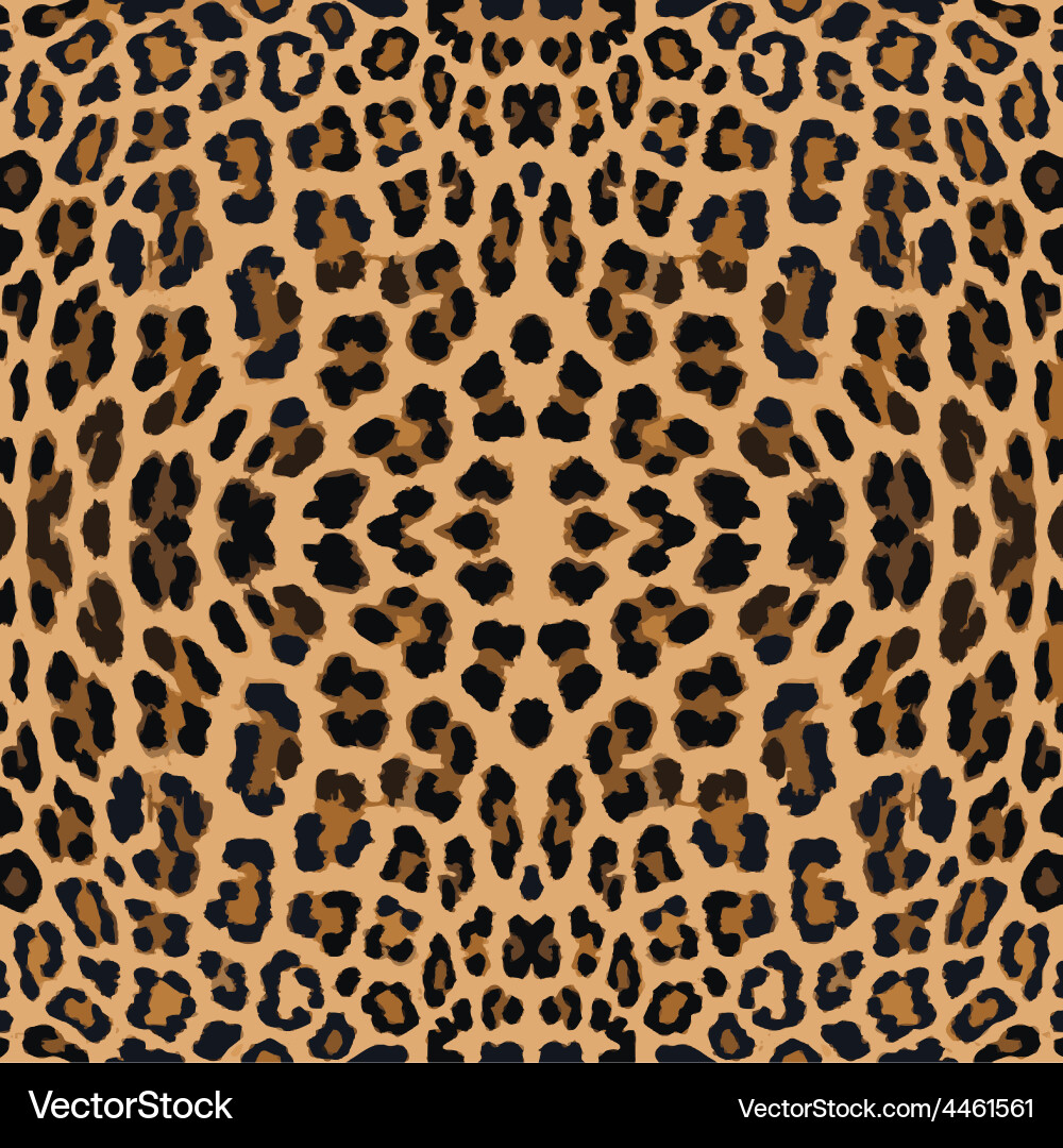 Leopard Print Pattern vector image