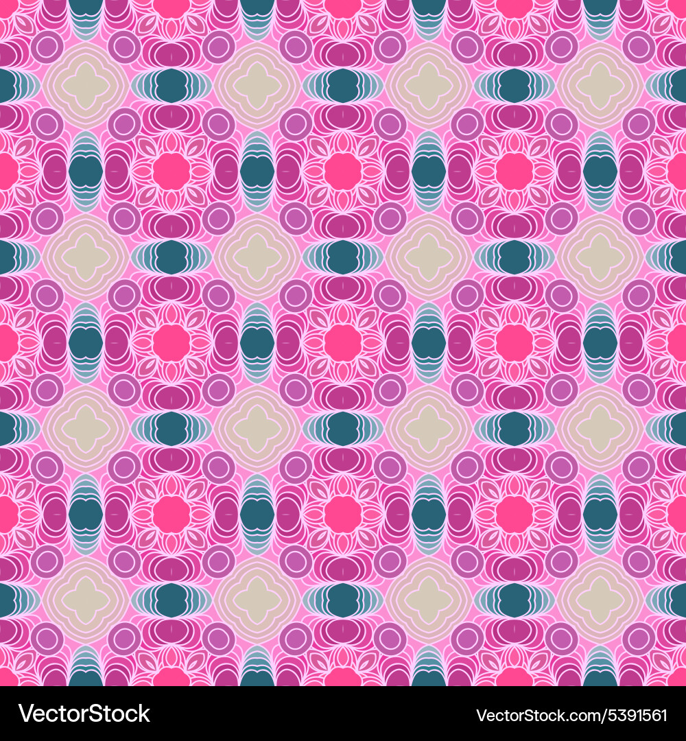 Retro Seamless Pattern Vector Image