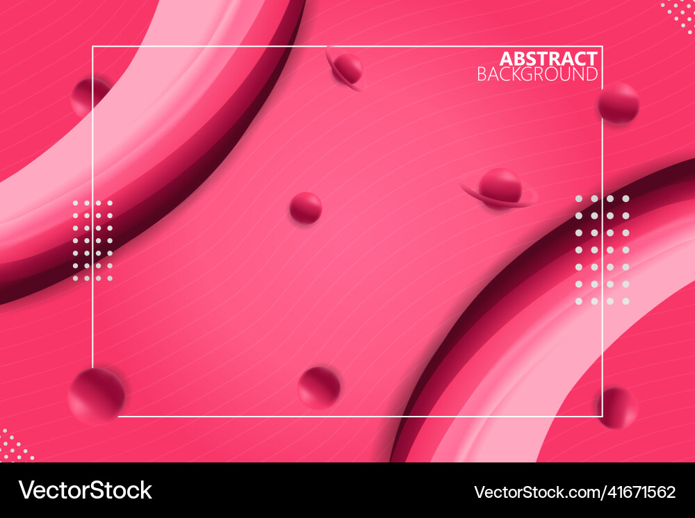 Abstract background dynamic fluid shape with pink Abstract background dynamic fluid shape with pink Vector Image