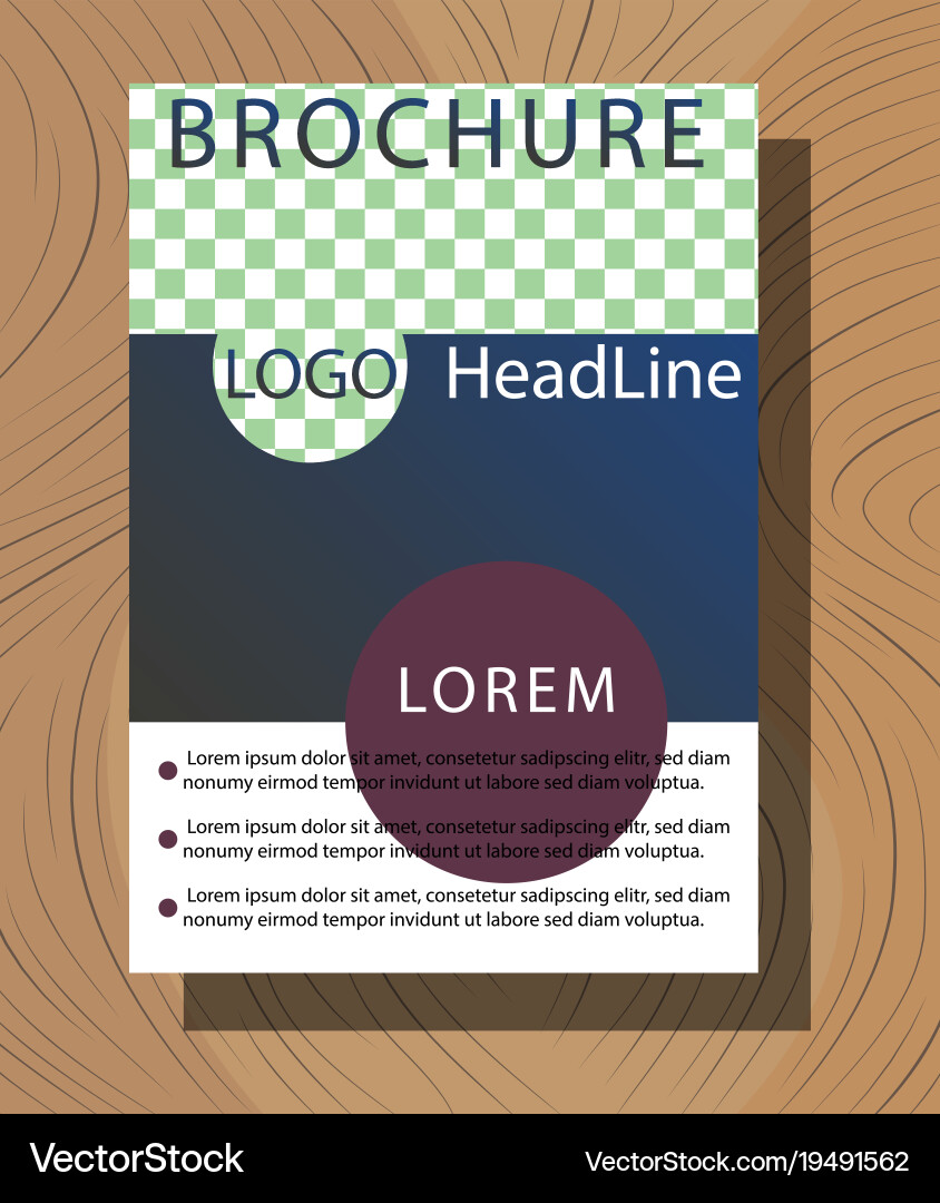 Abstract layout background set for art template vector image