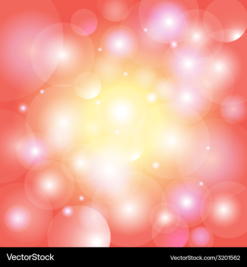 Abstract shimmering background bokeh vector image