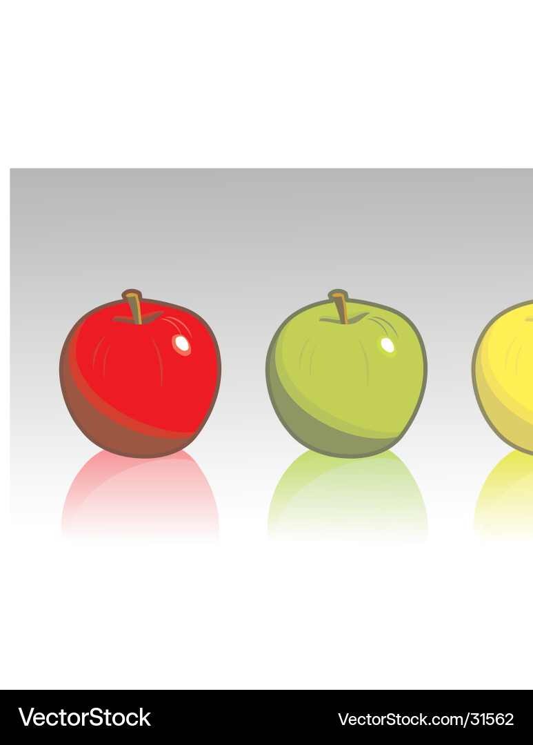 Apples Royalty Free Vector Image - VectorStock