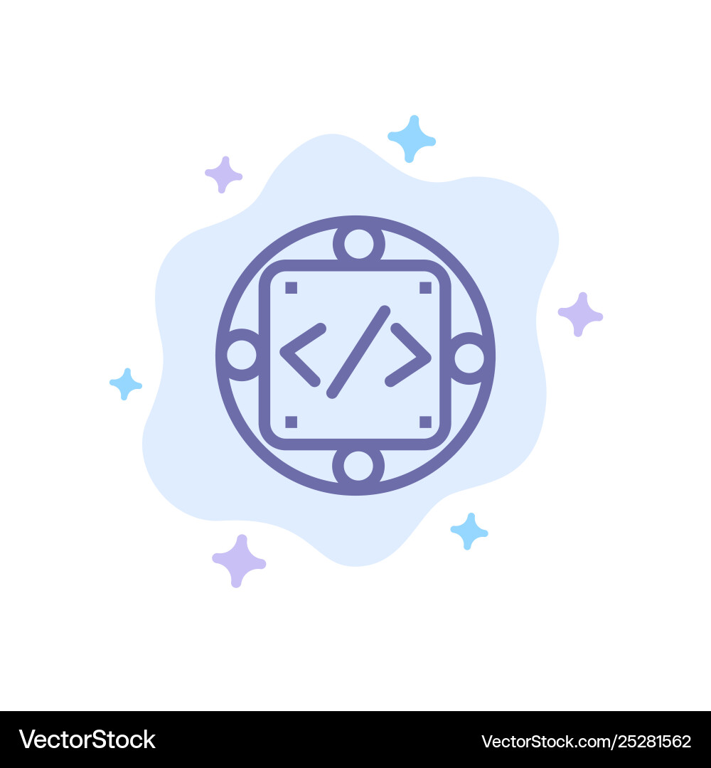 Code custom implementation management product Code custom implementation management product vector image