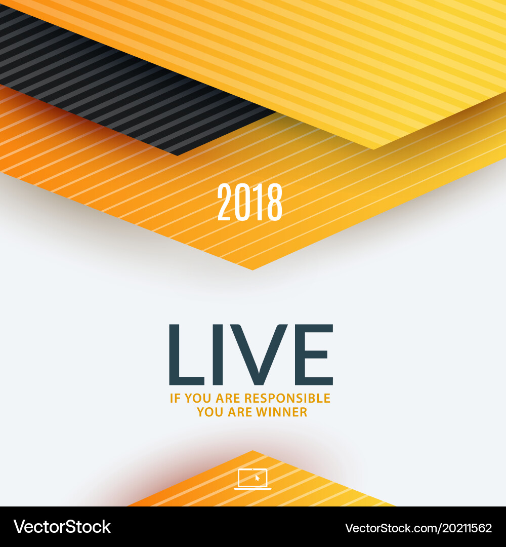 Material design of abstract elements vector image