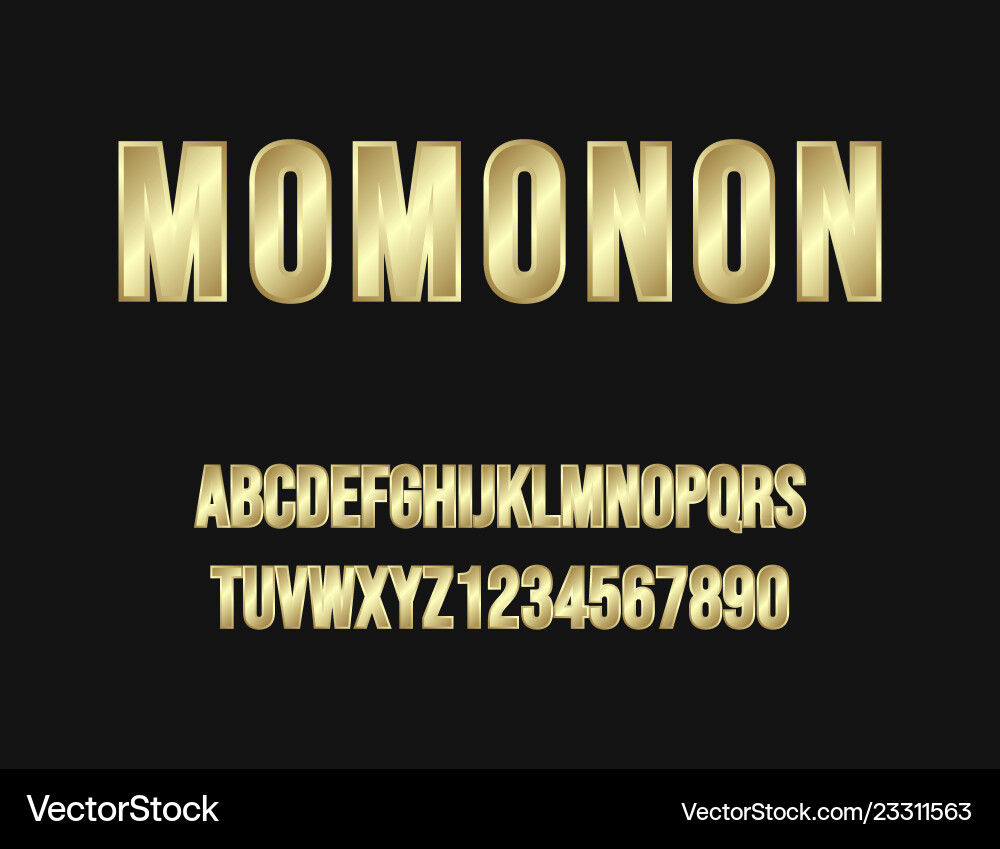 Modern alphabet letters and numbers Modern alphabet letters and numbers vector image