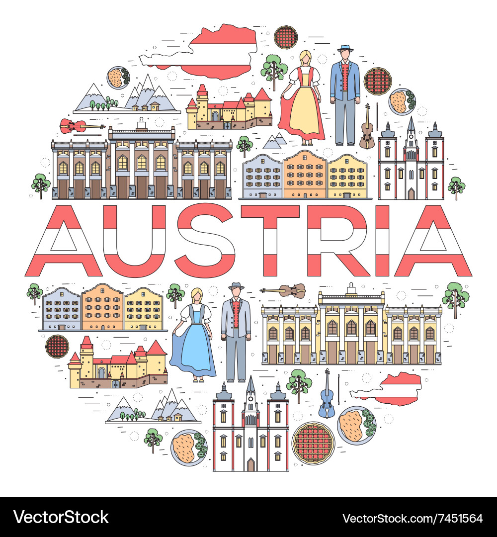 Country argentina travel vacation guide of goods Vector Image