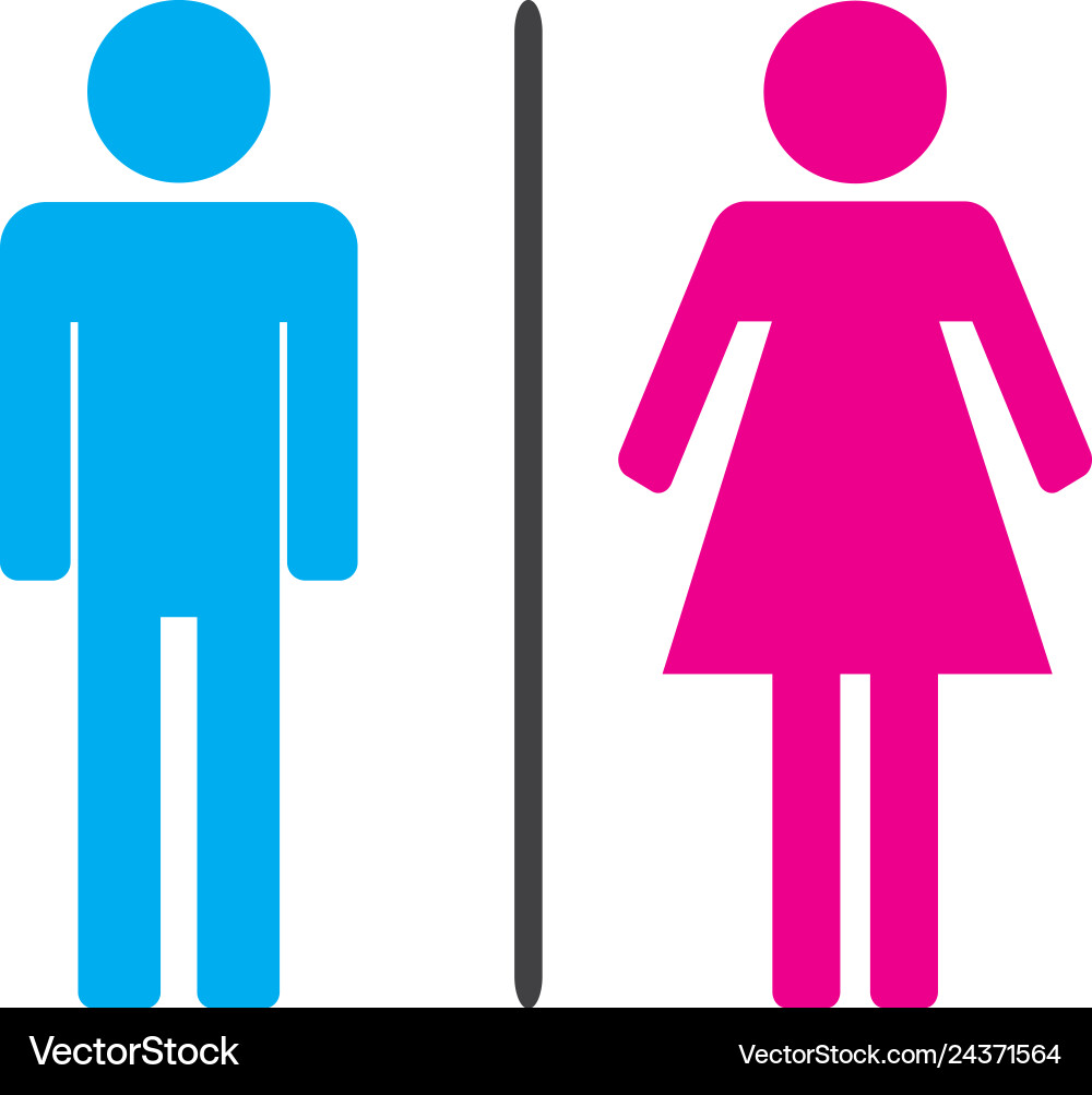 Men and women icons Royalty Free Vector Image - VectorStock