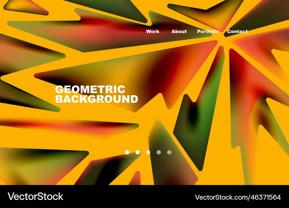 Shards shape composition abstract background web Vector Image