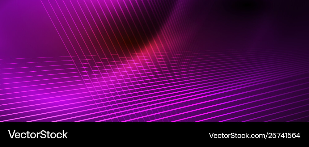 Shiny color neon light with lines abstract Vector Image