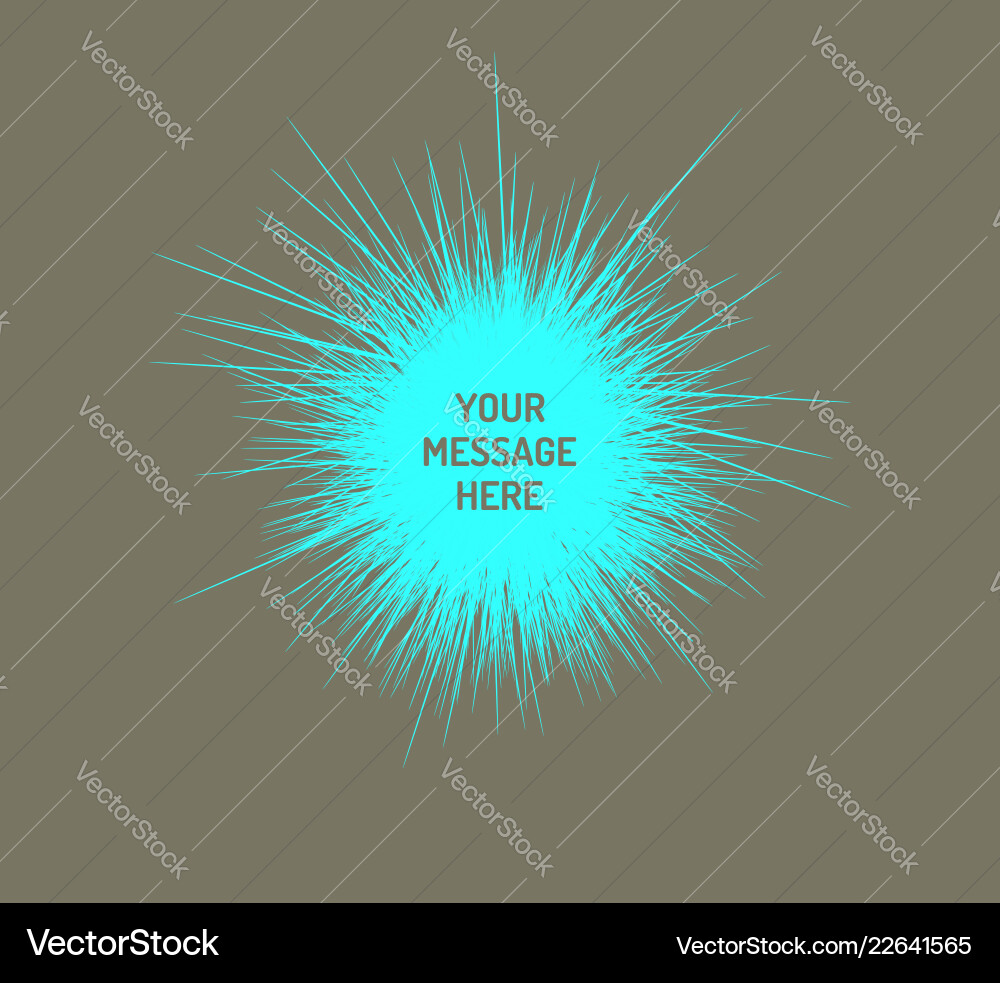 3d abstract element with prickles design 3d abstract element with prickles design vector image