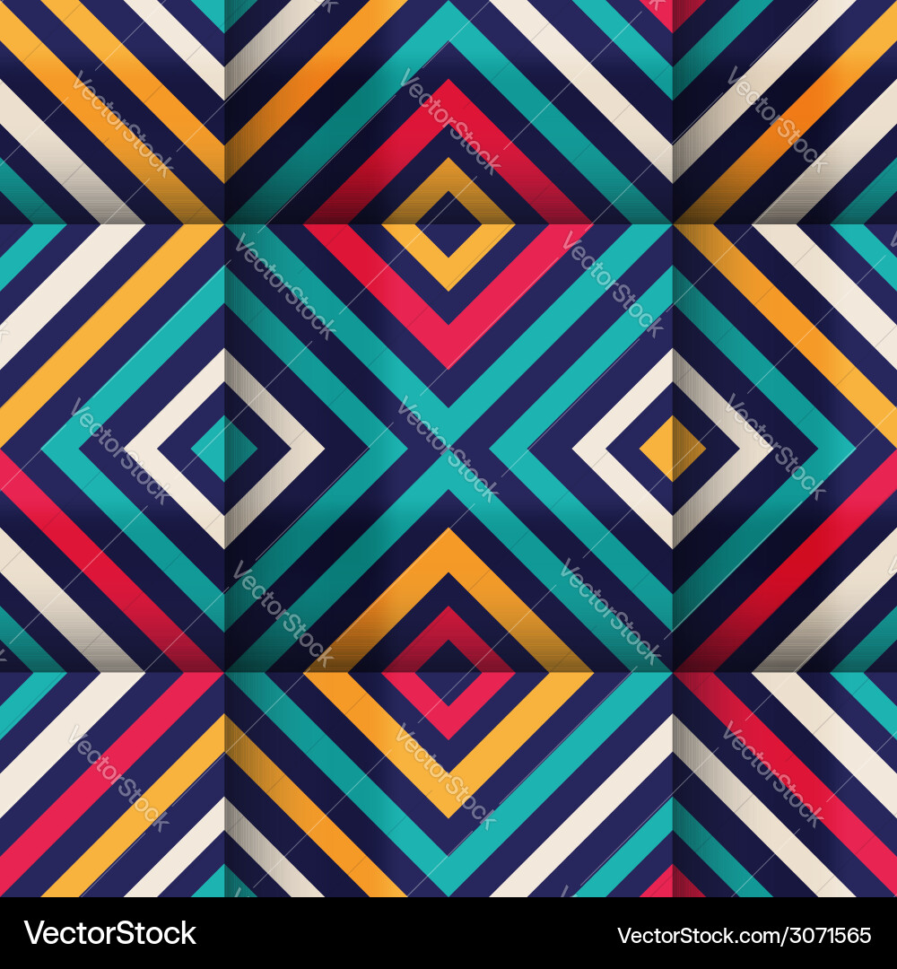 Abstract background with squares vector image