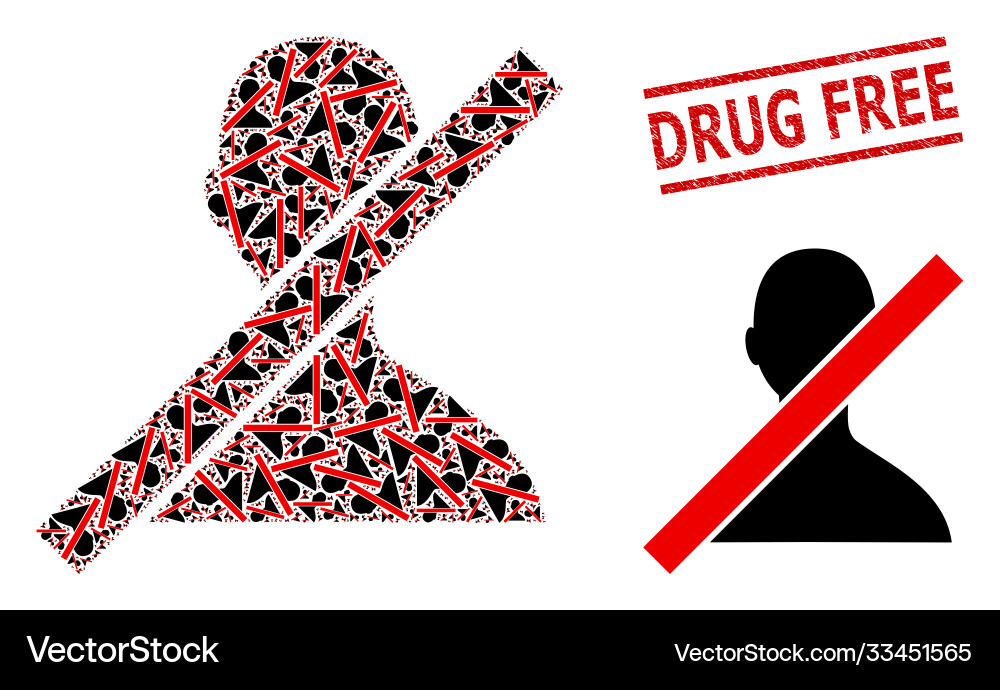 Closed user mosaic items Closed user mosaic items vector image