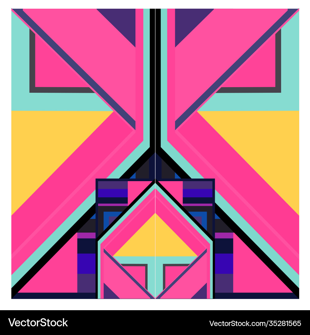 Colorful geometric and curve background pattern Colorful geometric and curve background pattern Vector Image