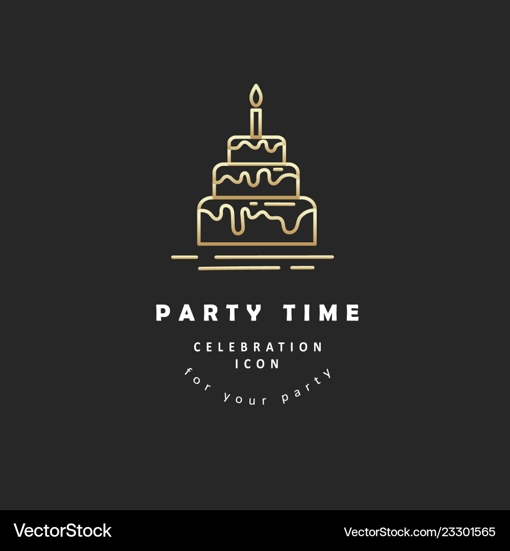 Icon and logo celebration merry christmas Icon and logo celebration merry christmas vector image