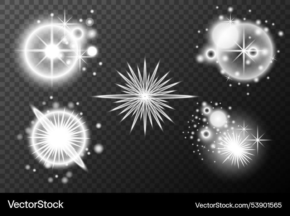 Light effect isolated flare explosion shiny dust Light effect isolated flare explosion shiny dust Vector Image