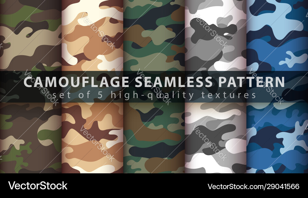 Camouflage Seamless Pattern Royalty Free Vector Image