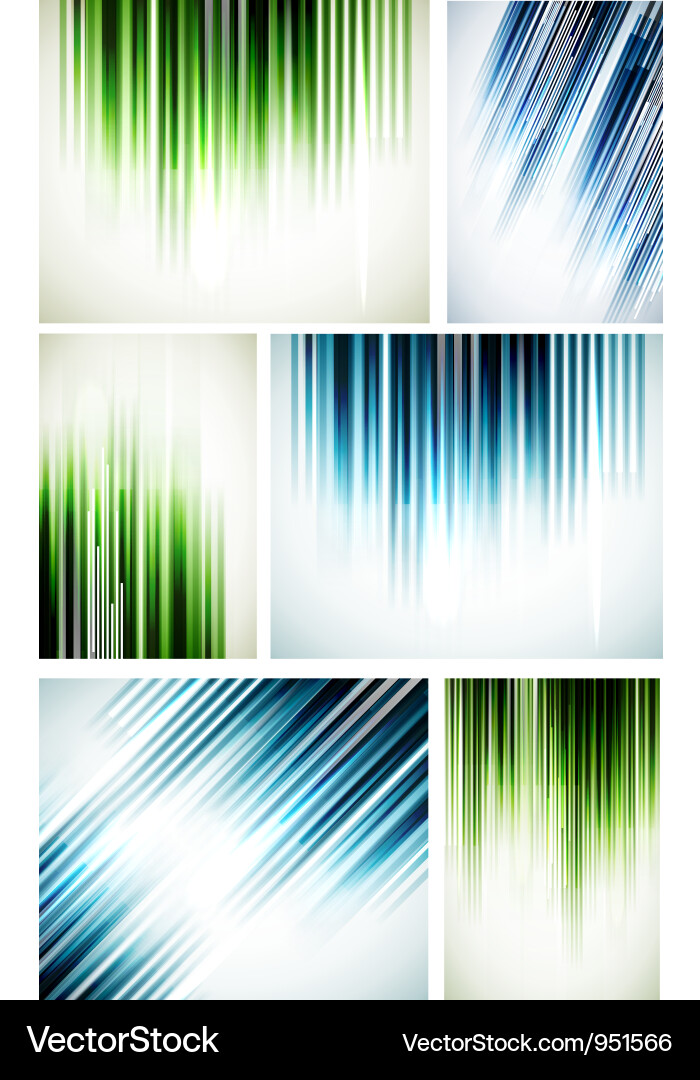 Dynamic Line Backgrounds vector image