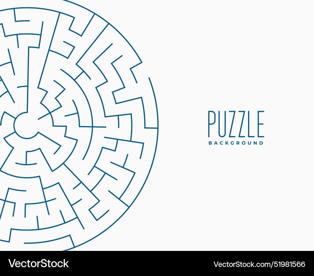 Geometric maze puzzle pattern background think Geometric maze puzzle pattern background think vector image
