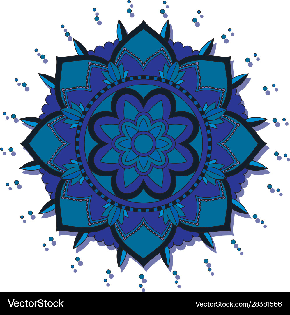 Mandala patterns on isolated background Mandala patterns on isolated background vector image