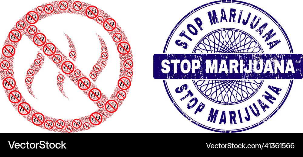 No smell recursion mosaic of items No smell recursion mosaic of items vector image