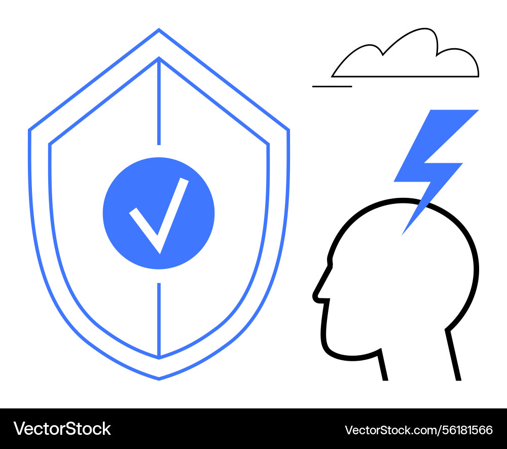 Shield with checkmark symbolizing security next Shield with checkmark symbolizing security next vector image