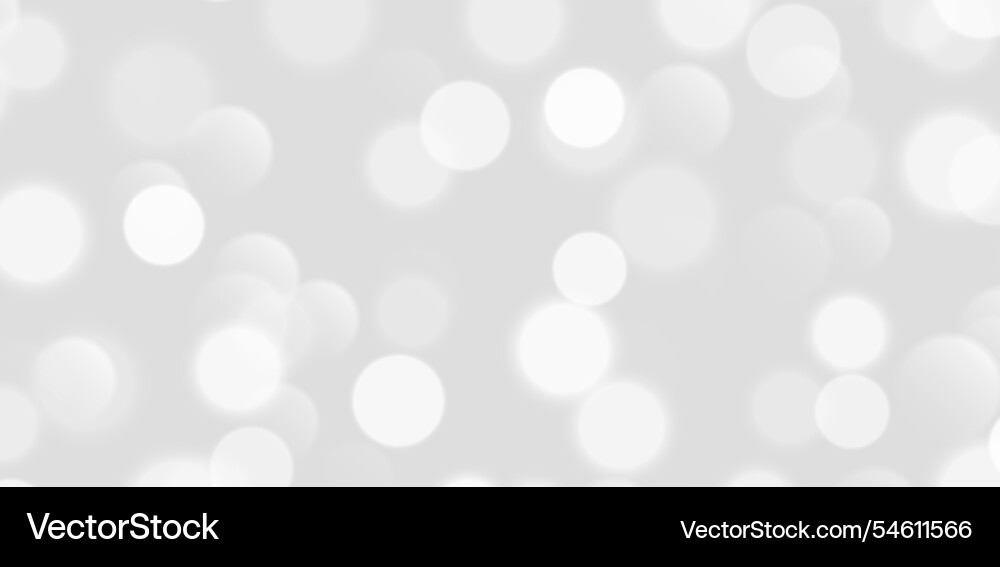 Sparkling Grey Bokeh Background vector image