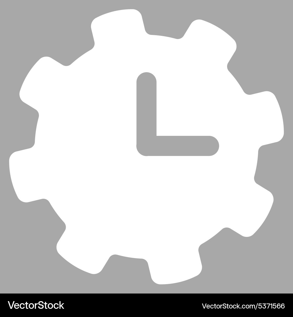 Time settings icon Vector Image