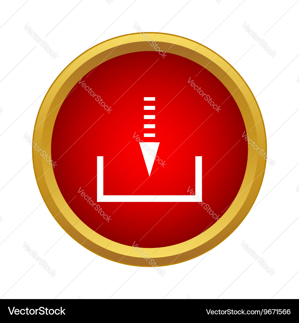 Upload data from a remote storage icon Vector Image