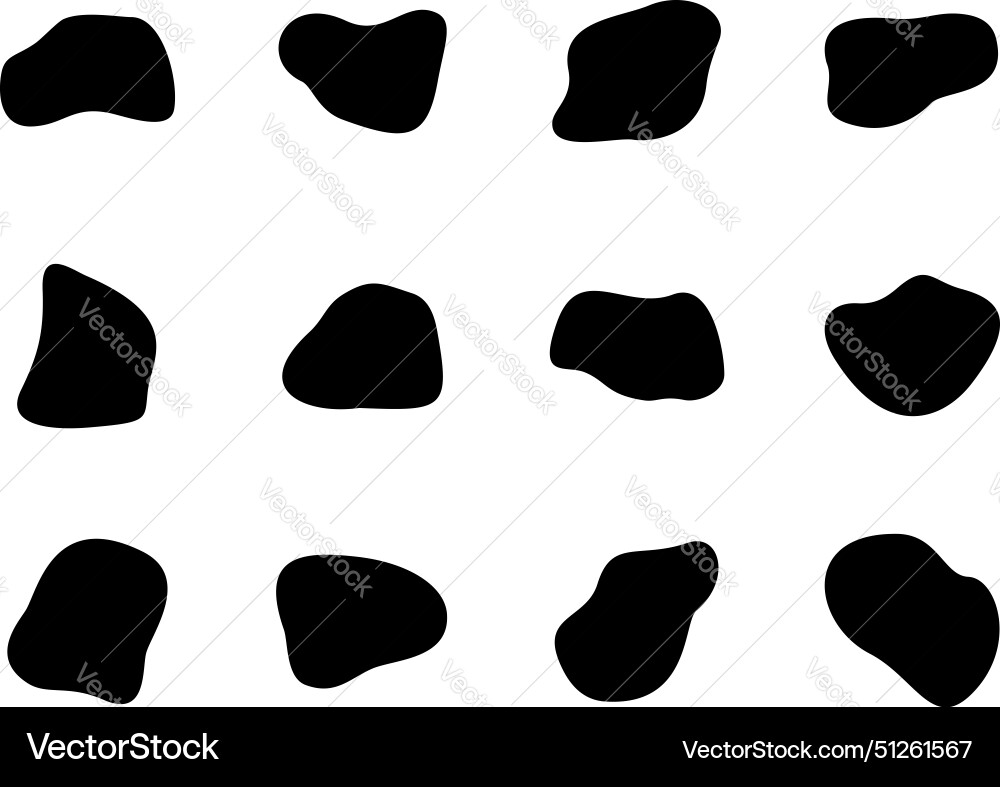 Abstract blobs liquid and fluid shape pictogram Abstract blobs liquid and fluid shape pictogram vector image