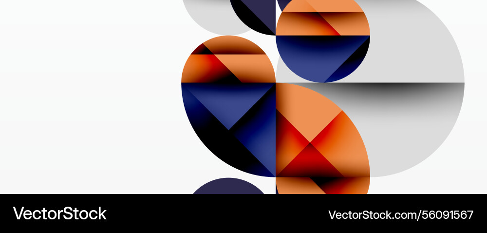 Abstract geometric design with intersecting Abstract geometric design with intersecting vector image