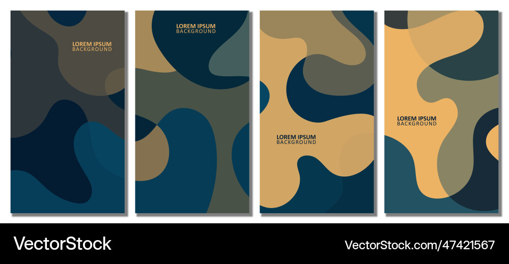 Abstract wavy set background Abstract wavy set background vector image
