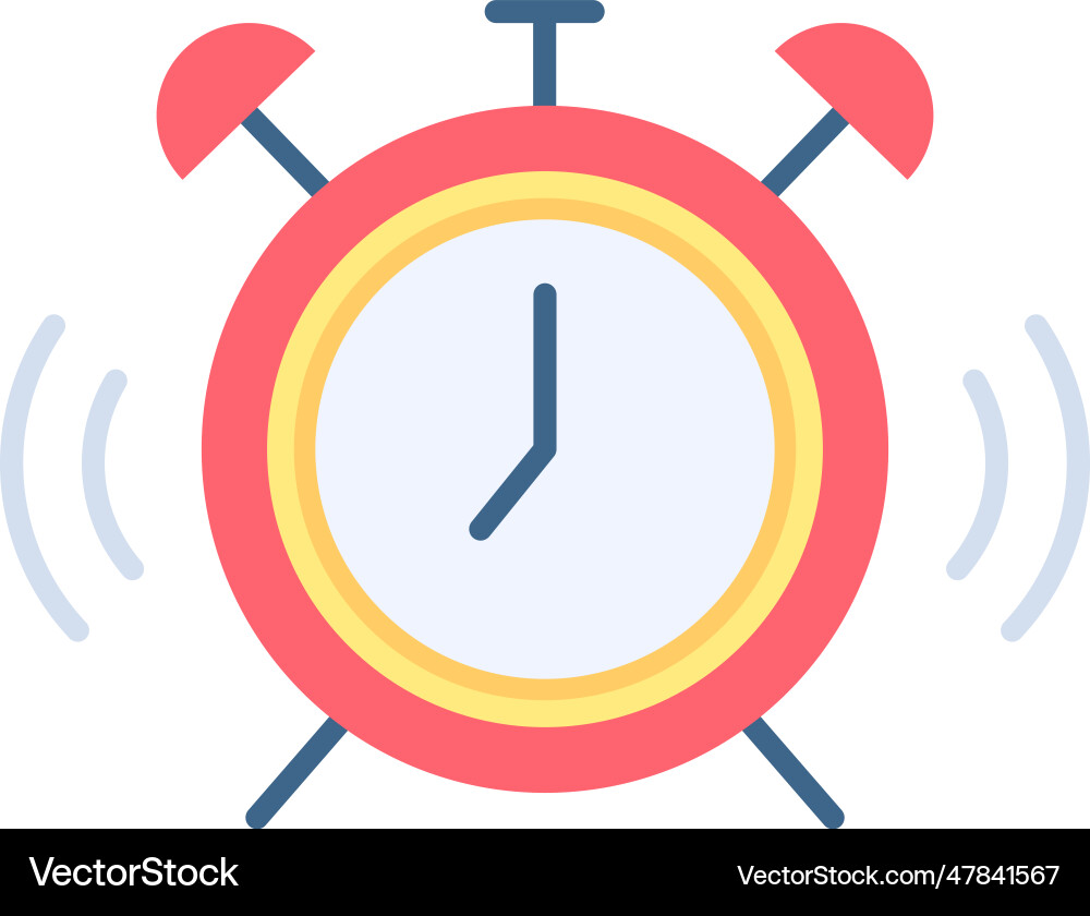 Alarm clock icon image Vector Image