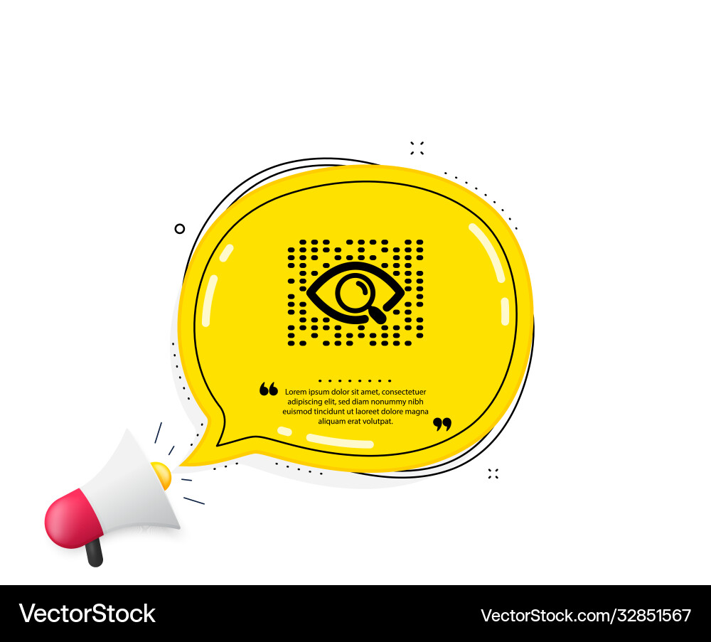 Artificial intelligence icon search ai sign Vector Image