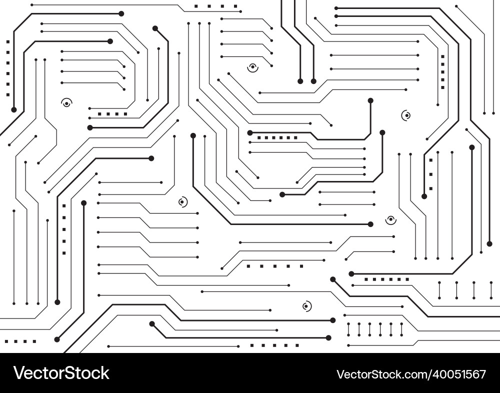 Circuit technology background with hi-tech digital Circuit technology background with hi-tech digital vector image