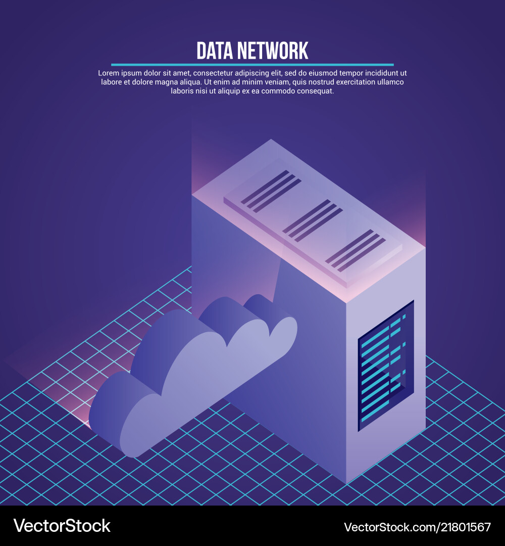 Data network related Data network related vector image