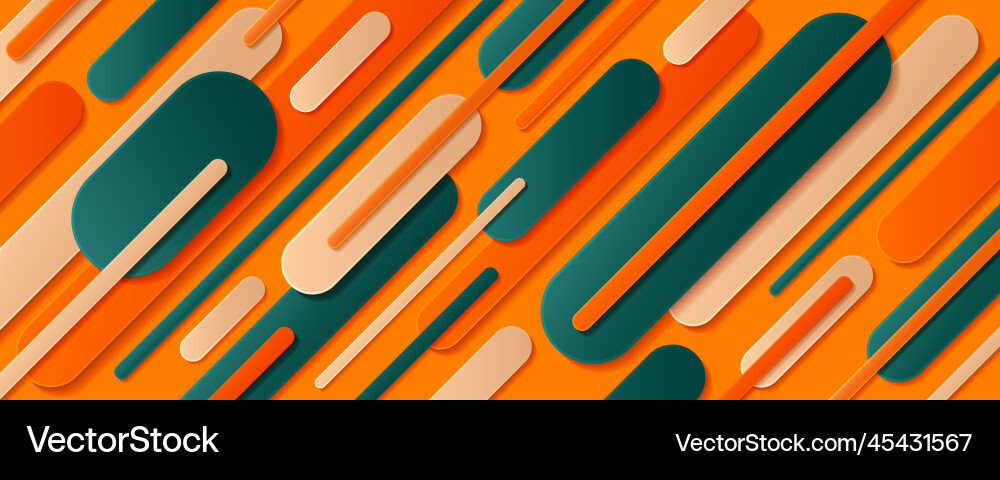 Diagonal Rounded Stripe Pattern vector image
