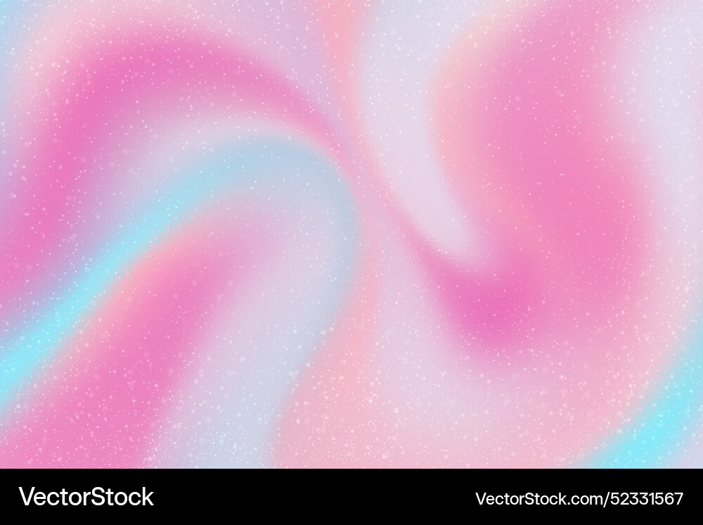 Gradient iridescent glitter background Vector Image