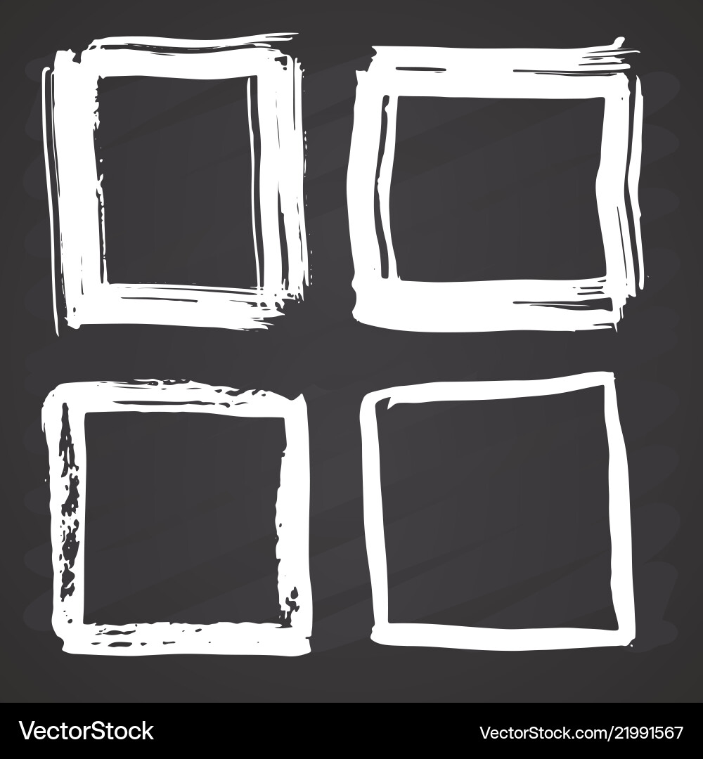 Grunge Text Boxes & Frames vector image