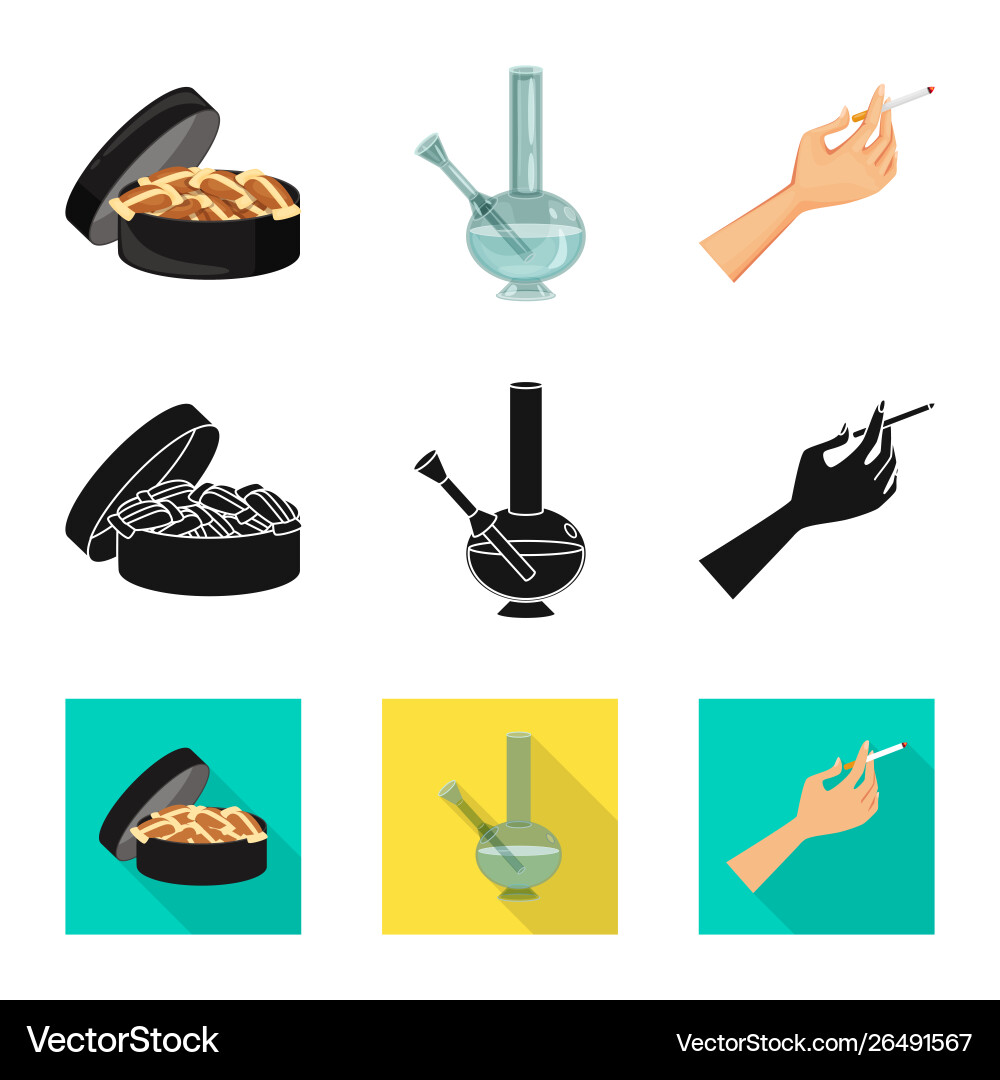 Isolated object refuse and stop symbol vector image