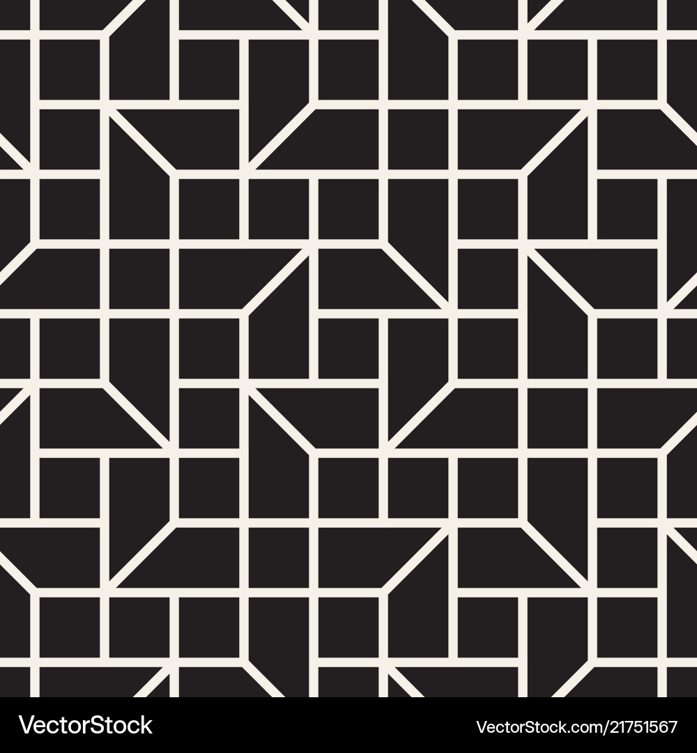 Modern Geometric Tile Pattern Vector Image