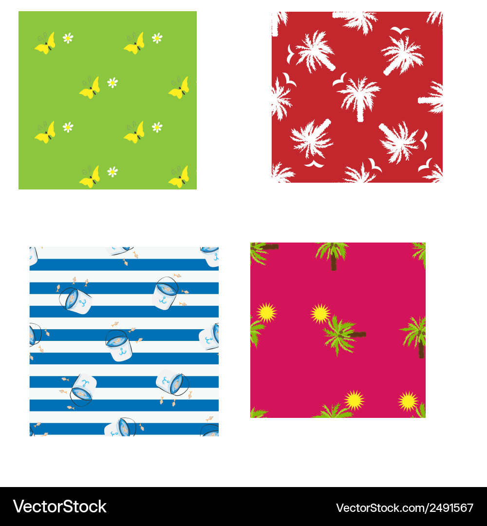 Sailor pattern vector image