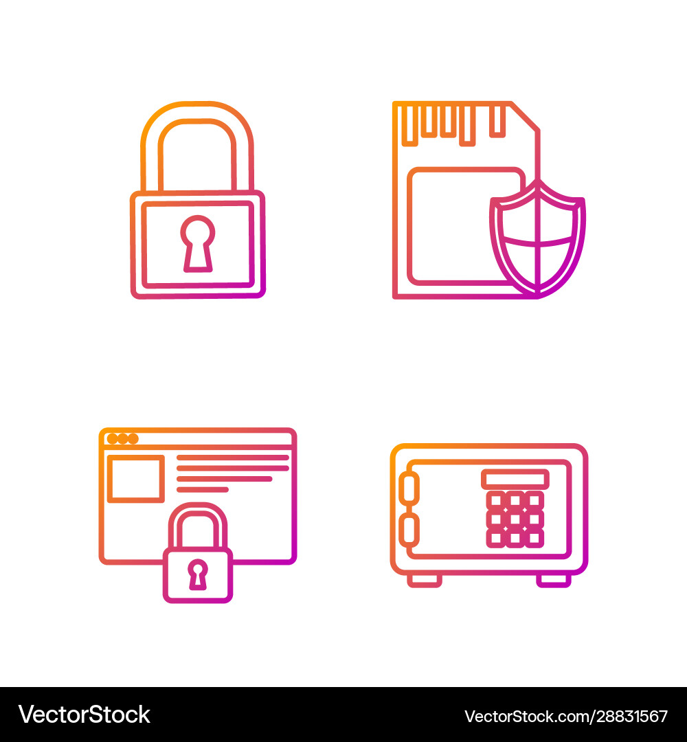 Stellen Sie die Zeile sicher Ihre Website mit https ssl Stellen Sie die Zeile sicher Ihre Website mit https ssl vektorbild