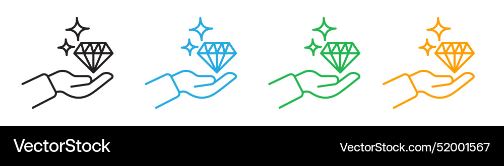 Value icon line art Value icon line art vector image