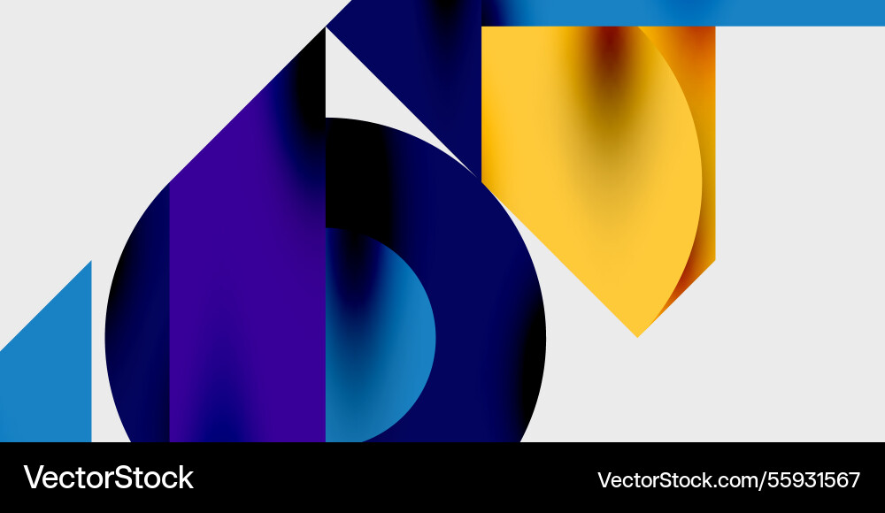 Vibrant abstract background circles with smooth Vibrant abstract background circles with smooth Vector Image