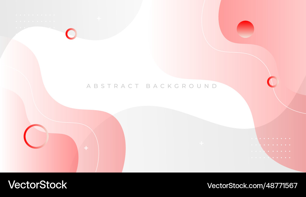 White background with red wave design White background with red wave design vector image