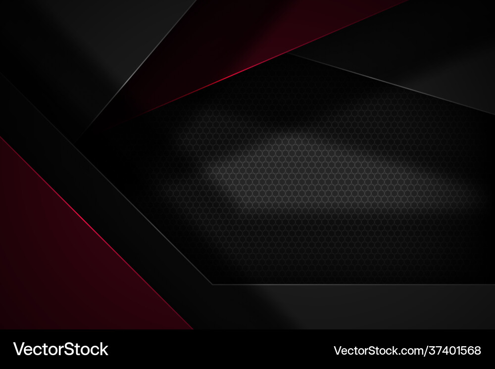 Black abstract background with overlapping Black abstract background with overlapping vector image