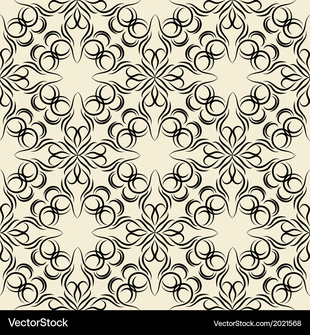 Damask pattern Vector Image