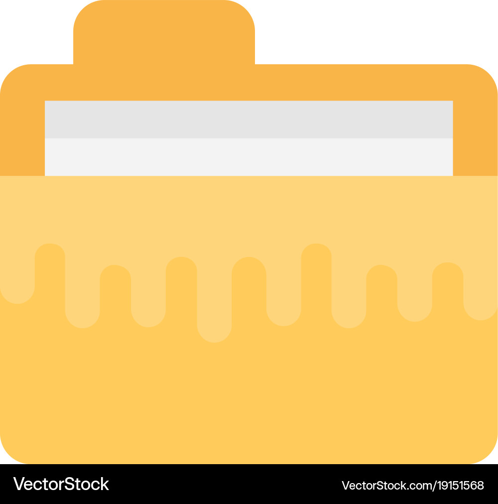File folder vector image